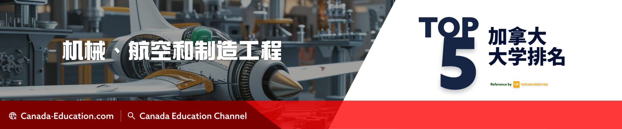 【加国留学】2025年QS世界大学排名 - 机械、航空和制造工程